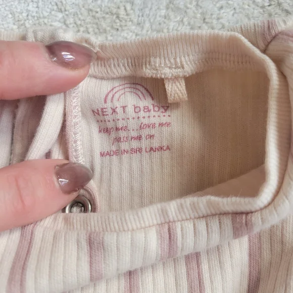 Next Baby Set Of Two Ruffled Baby Rompers - Picture 3 of 4